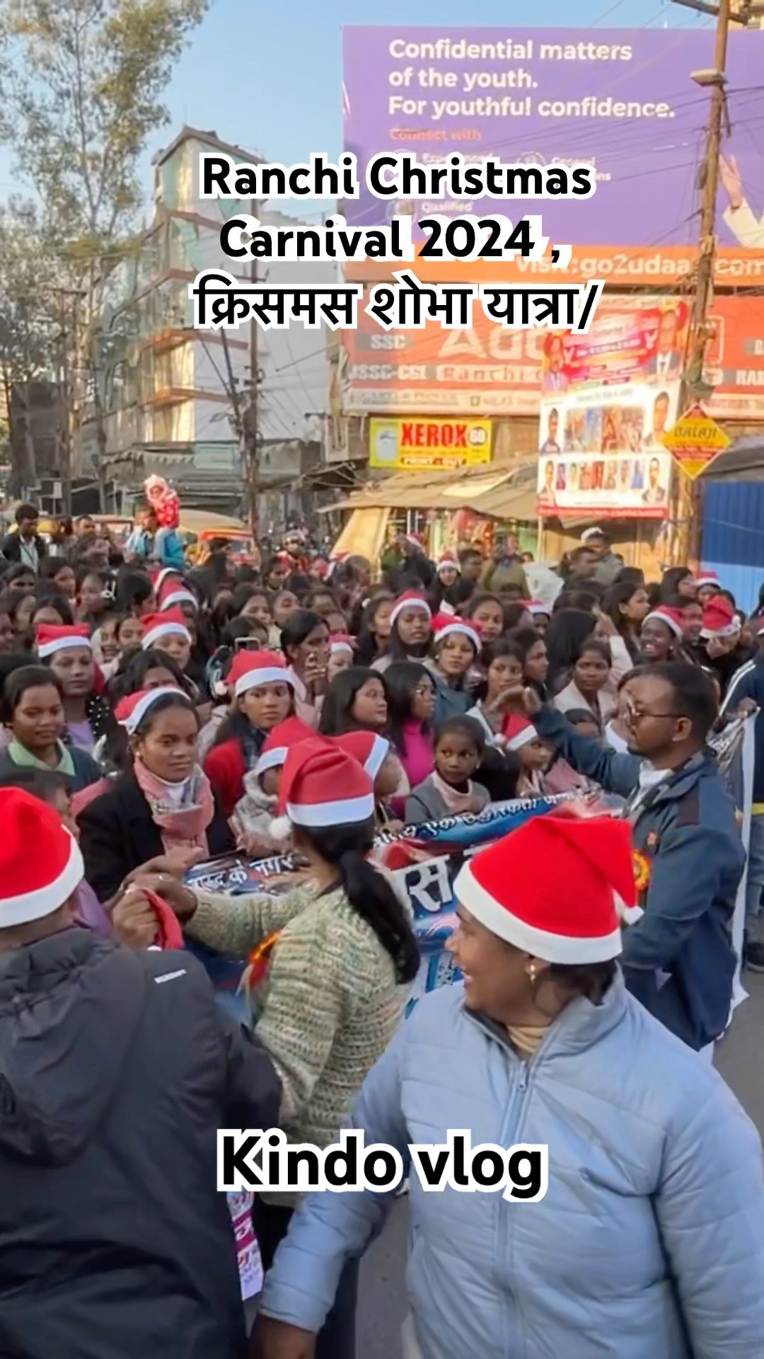 Ranchi Christmas Carnival 2024 , क्रिसमस शोभा यात्रा/video95